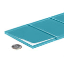 Sky Blue 3x6 Glossy Subway Glass Tile (40 pack, 5 sq ft/case)