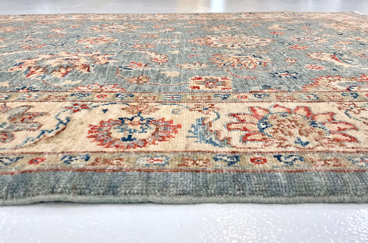 Chobi Farahan (4'02"x6'03") lt.blue/ivory, photo 5 of 9