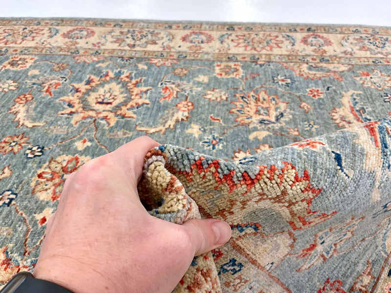 Chobi Farahan (4'02"x6'03") lt.blue/ivory, photo 7 of 9