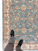 Chobi Farahan (4'02"x6'03") lt.blue/ivory