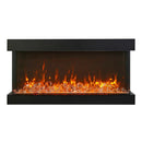 Amantii Tru-View XL XT 50 Inch Indoor Outdoor 3 Sided Electric Fireplace