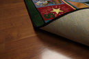 5' x 7' Machine made 100% Polypropylene contemporary Children Alphabet Area Rug