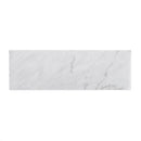 White 4x12 Subway Polished Marble Tile (15 pack, 5 sq ft/case) - Sample