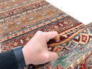 Khurjeen 2'08"x14'10" multicolor