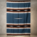 Harvest Moon Diamond Baja Blanket - Blue by West Path