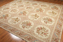 9x12 Aubusson Hand Woven 100% Wool Oriental Area Rug   Beiege