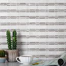 White 12x12 Polished Marble Mosaic Tile (5 pack, 5 sq ft/case)