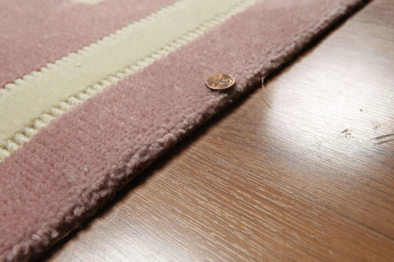 9' x 12' Handmade Traditional Oriental Area rug 100% Wool Ivory