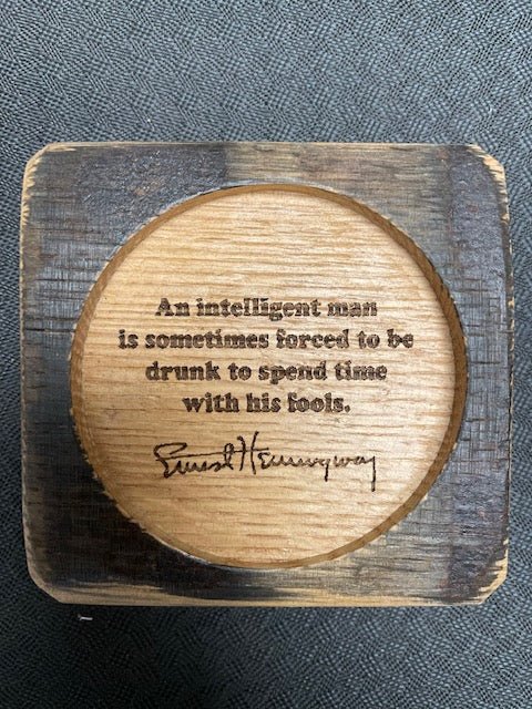 Hemingway & Twain Quote Coasters