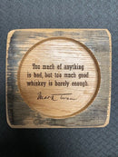 Hemingway & Twain Quote Coasters