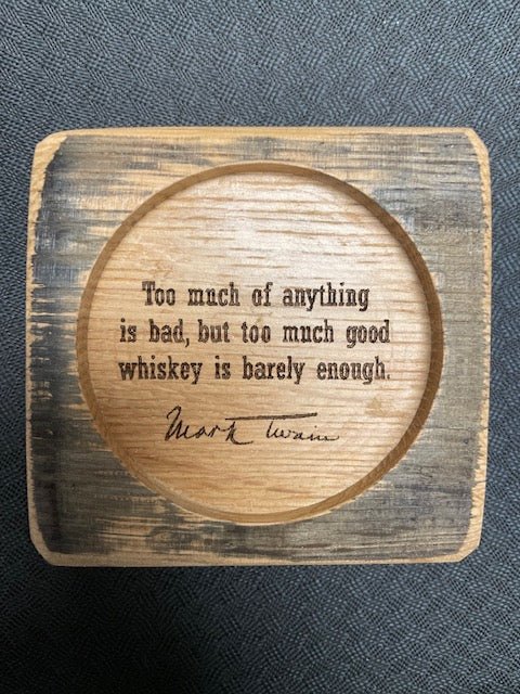 Hemingway & Twain Quote Coasters