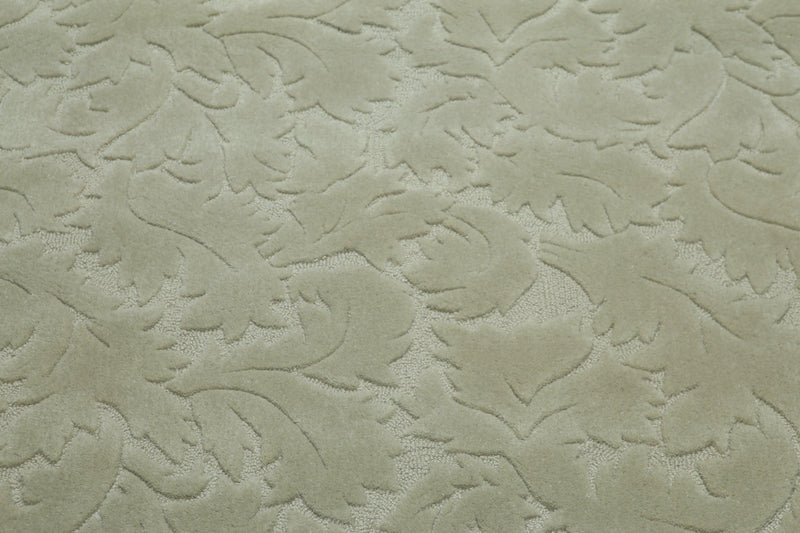 5'8" x 8'9" Machine Made High Low Modern Oriental Wool Rug Gray Tone on Tone Color