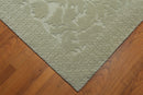 5'8" x 8'9" Machine Made High Low Modern Oriental Wool Rug Gray Tone on Tone Color