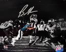 Brandon Graham Strip-Sack Philadelphia Eagles Autographed 11" x 14" Blackout Football Photo by Dynasty Sports & Framing