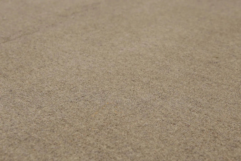 3' x 5' Dirty Beige Hand Knotted Solid 100% Wool Pile area rug Beige