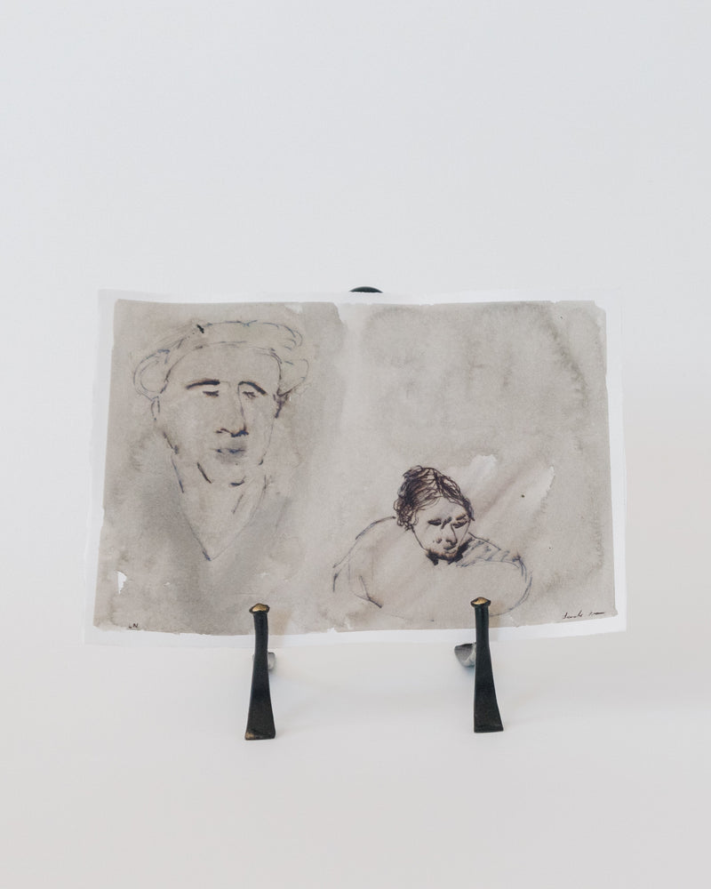 Pondering Faces - Artist's Original Artwork