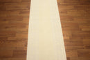 2'4" x 74' Modern Palace Size Runner 100% New Zealand Wool Area Rug Ivory