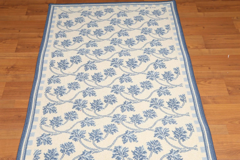 3x10 Ivory Runner Nourison New Zealand Wool French Design Oriental Area Rug