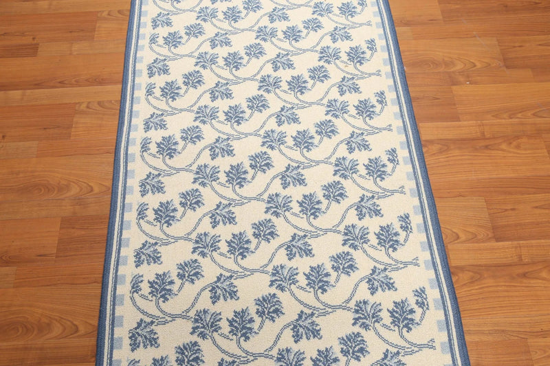 3x10 Ivory Runner Nourison New Zealand Wool French Design Oriental Area Rug