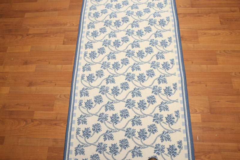 3x10 Ivory Runner Nourison New Zealand Wool French Design Oriental Area Rug