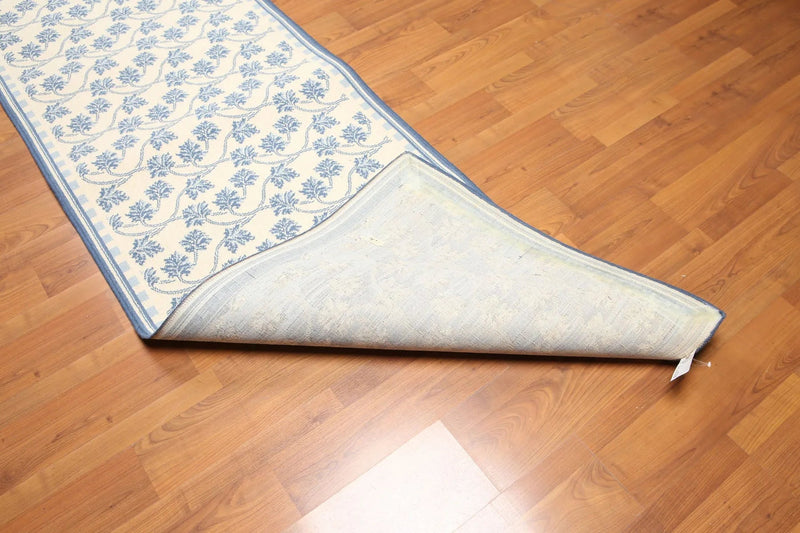 3x10 Ivory Runner Nourison New Zealand Wool French Design Oriental Area Rug