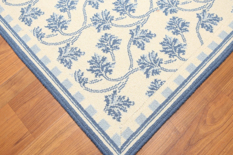 3x10 Ivory Runner Nourison New Zealand Wool French Design Oriental Area Rug