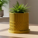 Minimalist Zig-Zag Planter