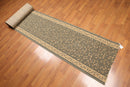 2'6" x 18' Palace Size Runner 100% New Zealand Wool Area Rug Olive