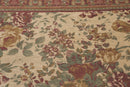 8x11 Tan Limonta Cotton & Chenille Needlepoint Italian Area Rug