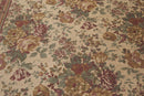 8x11 Tan Limonta Cotton & Chenille Needlepoint Italian Area Rug