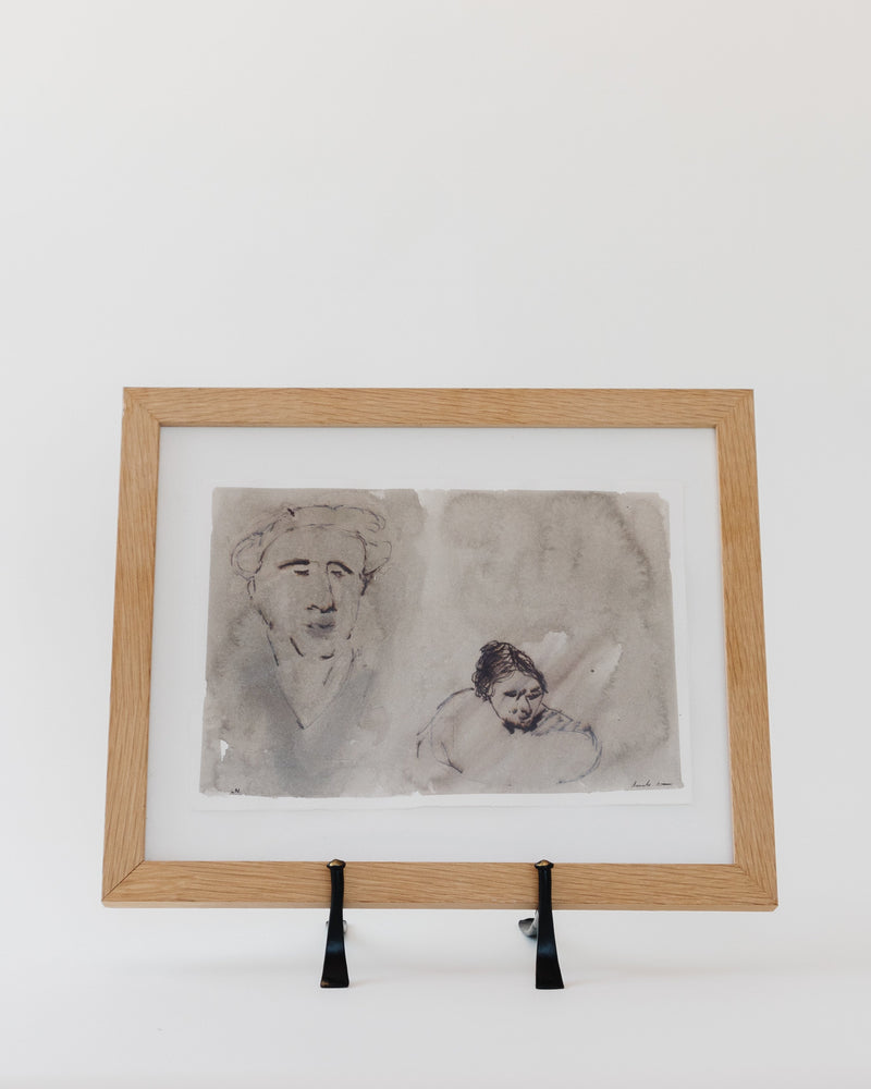 Pondering Faces - Artist's Original Artwork