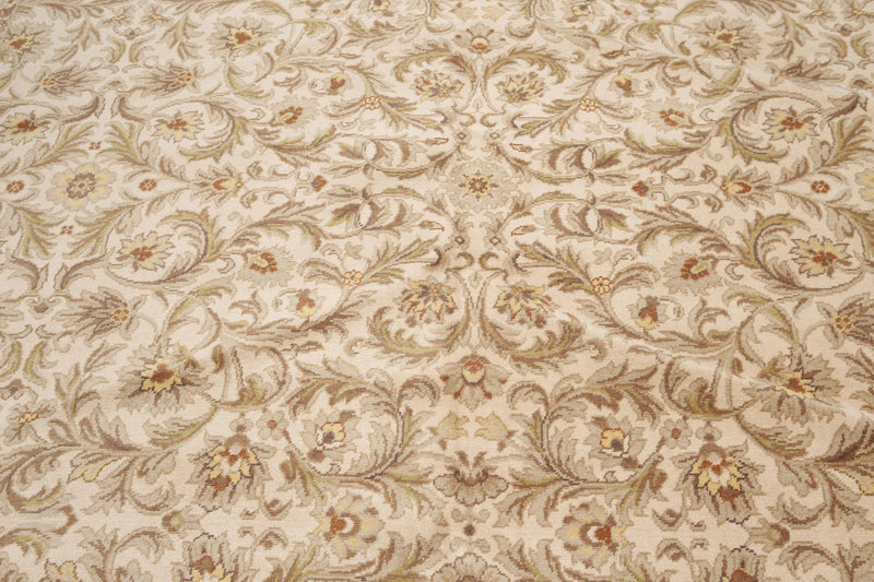 9' x 12' Modern Oriental Area Rug 100% wool Beige