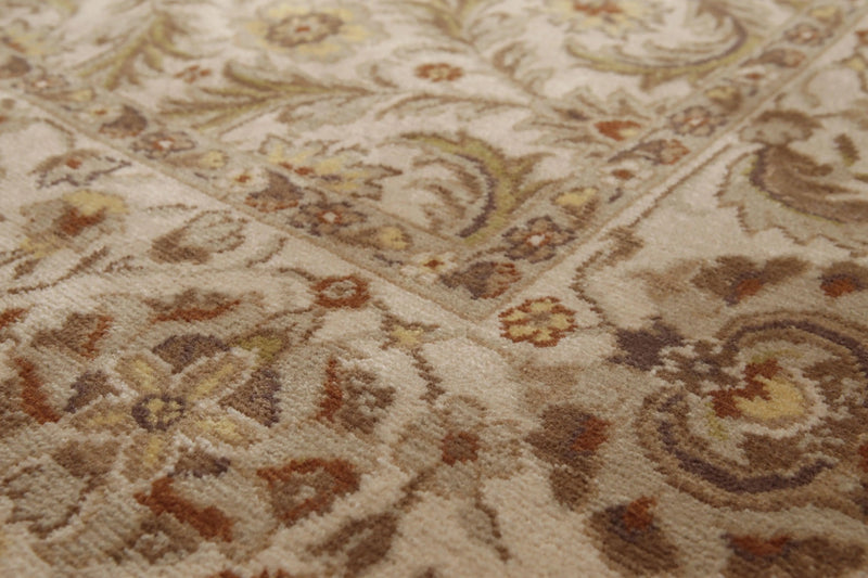 9' x 12' Modern Oriental Area Rug 100% wool Beige