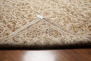 9' x 12' Modern Oriental Area Rug 100% wool Beige