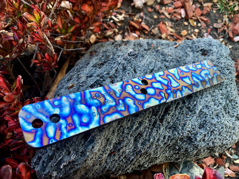 Tumbled Titanium EOD Robotics Breacher Bar ( 2 Sizes )