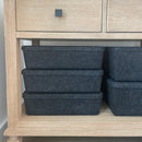 The Sculpted Bin - Long with Lid by SortJoy