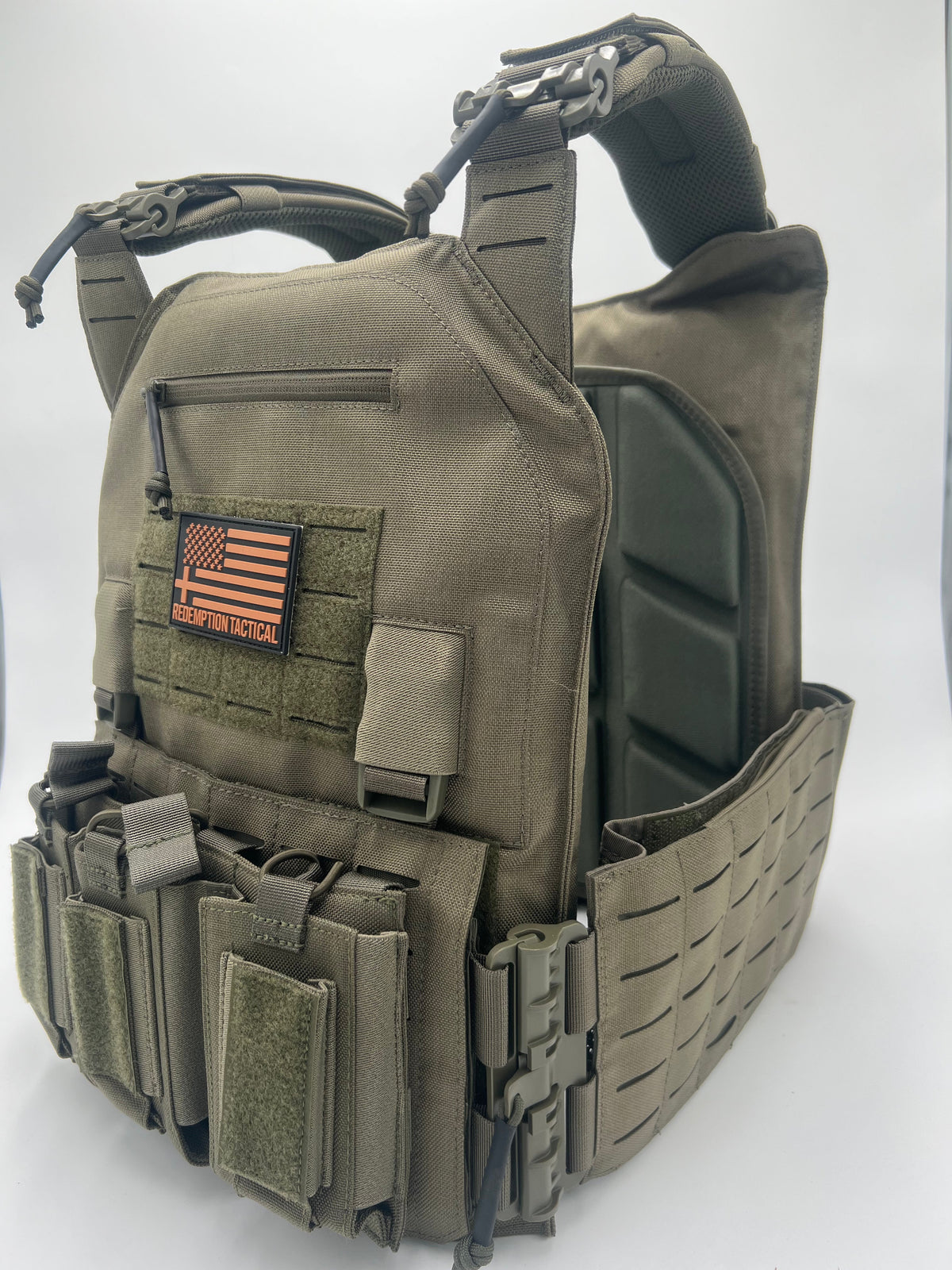 BIG BOY Crusader 2.0 XL Armor COMBO PACKAGE LIGHTWEIGHT LEVEL IV (2) XL Ceramic Front/Back Plates, photo 14 of 17
