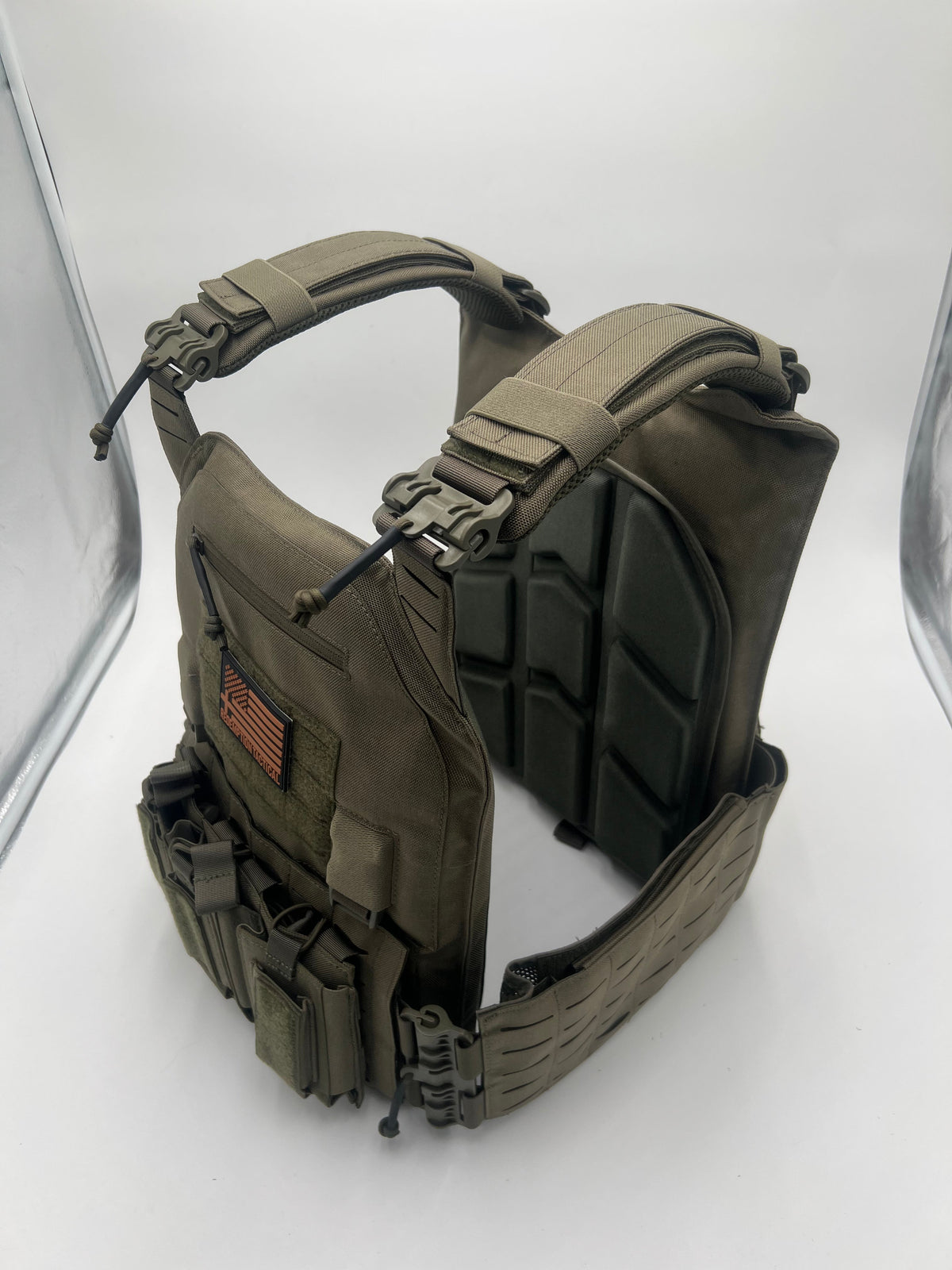 BIG BOY Crusader 2.0 XL Armor COMBO PACKAGE LIGHTWEIGHT LEVEL IV (2) XL Ceramic Front/Back Plates, photo 10 of 17
