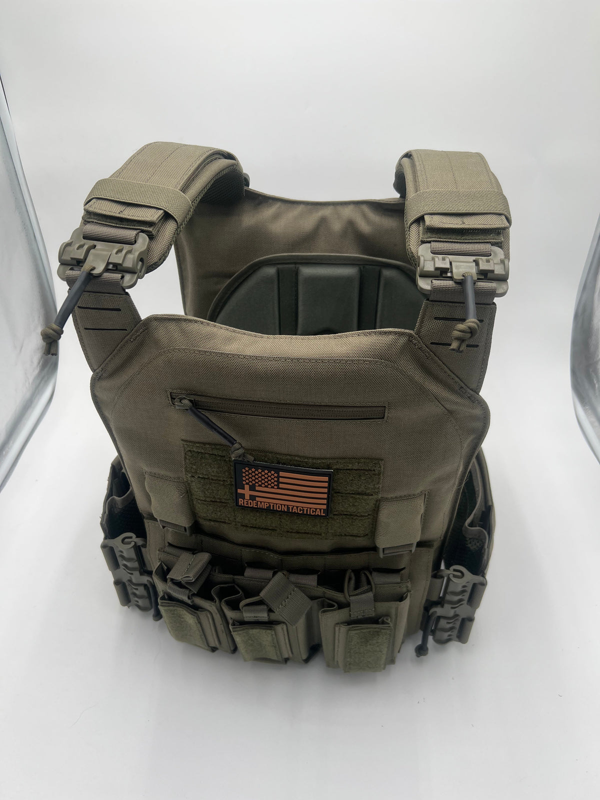 BIG BOY Crusader 2.0 XL Armor COMBO PACKAGE LIGHTWEIGHT LEVEL IV (2) XL Ceramic Front/Back Plates, photo 8 of 17