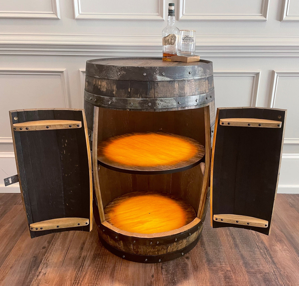 Premium Whiskey Barrel Cabinet, photo 2 of 21