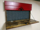 Marine Corps Flag Hidden Gun Storage Wall Art