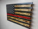 Large American Flag Gun Concealment Case with 2 Compartments