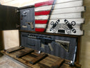 Premium 2 Compartment Gun Case - Half Flag & Half Logo Designs