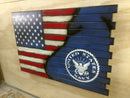 Deluxe 3 Compartment Gun Concealment Case (Hybrid American Flag Designs)