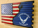Small Hidden Gun Case with ½ USA Flag and ½ Graphic Design