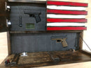 Dual Compartment Small American Flag Gun Concealment Case