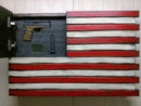 Single Compartment Small American Flag Gun Concealment Case