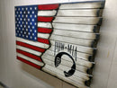 Small Hidden Gun Case with ½ USA Flag and ½ Graphic Design