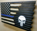 Small 2 Compartment Gun Case - Half Flag & Half Logo Designs