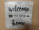 "Welcome to Our Home" Mini Concealment Wall Art Box